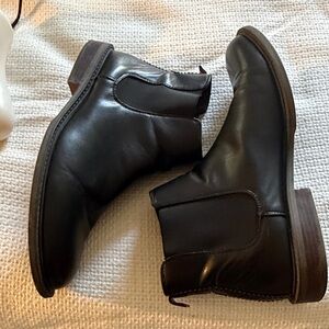 Hilfiger Men's Black Leather Chelsea Boots